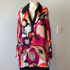 Shan Tunic - 100% Silk - Mint condition - FTTS for a 14